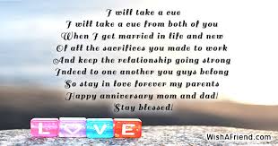 An illustrated version of them, duh! I Will Take A Cue Anniversary Poem For Parents