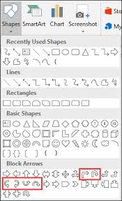 How To Draw And Manipulate Arrows In Microsoft Word