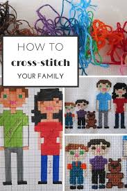 If you want to print the pattern again at a later date, there is no need to go to the website again, because the design is stored on locally on. How To Cross Stitch Your Family Cross Stitch Family Cross Stitch Cross Stitch Patterns