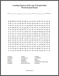 Which of the following is a good that was obtained from china during the age of exploration? Leading Figures Of The Age Of Exploration Word Search Puzzle Student Handouts