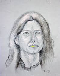 Drawing Tracey Hazelett Hilbert 10-4-19 — The Pretentious Cleveland  Portrait Artists.