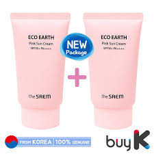 The Saem Eco Earth Power Pink Sun Cream Ingredients 1 1 2pcs The Saem Eco Earth Power Pink Sun Cream 50g Spf50 Pa Buyk Buy At A Low Prices On Joom E Commerce Platform