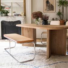 Brown Panchina Bench En 2020 Banc Table Salle A Manger Socialite Family