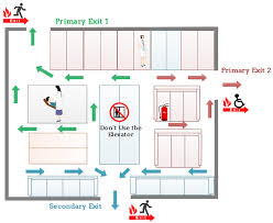 Evacuation Floor Plan For Hospital Emergency