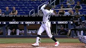 The kid was bron to play in the major leagues. Jazz Chisholm Jr S Rbi Single 06 09 2021 Oakland Athletics