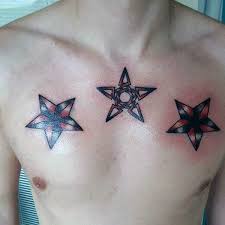 Triangle is used mostly in geometric or dotwork tattoo designs, collaborated with single or other details. 85 Mind Blowing Star Tattoos And Their Meaning Authoritytattoo