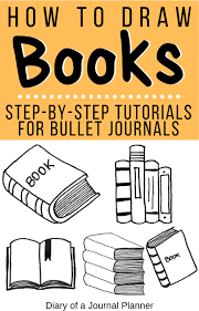How To Draw A Book 5 Super Easy Step By Step Tutorials For Beginners In 2020 Bullet Journal Books Book Drawing Bullet Journal Themes