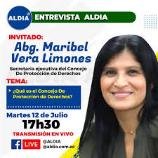 🔴¡No te pierdas la Entrevista de esta tarde! ¿Qué es el Consejo de  Protección de Derechos? La abogada Maribel Vera Limones, secretaria  ejecutiva nos cuenta. 😊