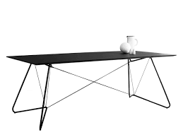 Unique professional features abound in our ergo office height adjustable desk series. Ok Design On A String Table L 200 X W 90 X H 72 Cm Black Linoleum By Ok Design Designer Furniture By Smow Com
