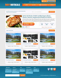 Exclusive Freebie Daily Deals Website Psd Template Free Download Psd Template Free Psd Templates Templates Free Download