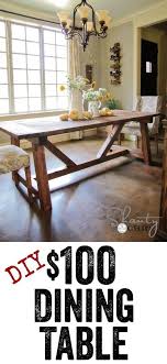 4x4 Truss Beam Table Diy Dining Restoration Hardware Dining Table Diy Dining Table