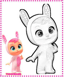 Bebe Lloron Para Colorear
