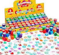Amazon.com: JOYIN 50 Pcs Assorted Stamps for Kids - Self-Ink ...