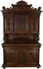 The upper portion supported by the back molded panel with attached plate rack and. Henry Ii Buffet Antique French Buffet
