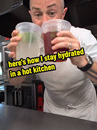 Stay Hydrated in a Hot Kitchen: Tips and Tricks