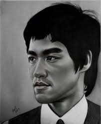 My drawing of Brandon Lee as Eric Draven from the movie The Crow. Brandon,  the son of Bruce Lee was tragically killed during the making of the film  aged just 28. I