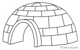 Name * email * website. Igloo Coloring Page Printable Coloring Page Artus Art
