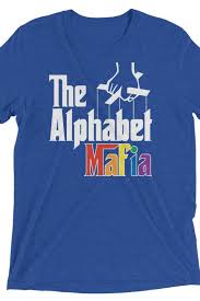 We offer unique pride clothing with the goal of creating a safe and . Alphabet Mafia Premium Triblend Shopperboard