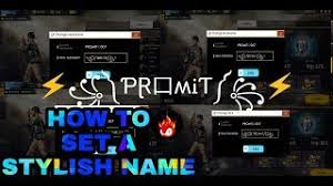 Pj salival • 3,4 тыс. How To Create A Super Stylish Name For You In Garena Free Fire How To Change Name Details Video Youtube