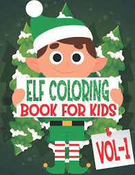 My kids look forward to it every year and they light up each morning when they i don't know about you, but elf on the shelf is huge in my house and is always such a fun christmas tradition! Elf Coloring Book For Kids Volume 1 85 Pages One Side Christmas Elf Coloring Pages For Kids Toddler Children Perfect For Kids Age 4 18 Years Old Pages To Color In Santa