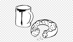 Krapfen Die Kaffee Und Krapfen Kaffee Zeichnen Png Pngegg