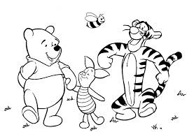 Drawing tiger winnie the pooh. Winnie The Pooh And Tigger Coloring Pages Novocom Top