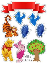 Winnie The Pooh Free Printable Cake Toppers Birthday Cake Topper Printable Free Printable Cake Topper Printable Cake Topper