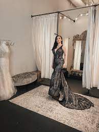 Long sleeve wedding dresses are undeniably charming and versatile. Elaine By Maggie Sottero In Black Black Wedding Gowns Unconventional Wedding Dress Gothic Wedding Dress