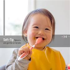 Mr. Pen- Baby Spoons, 6 Pack, Soft-Tip Silicone Baby Spoon, Silicone Spoons  Baby, Spoon for Baby, Baby Spoons First Stage, Infant Feeding Spoons, Baby  Food Spoons, Baby Feeding Spoon, Toddler Spoon :