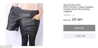 So if i'm a size medium, it's best to order size xl or even i'm a us size 18 and most clothing items i purchase from wish are 4x or larger. Wish Com Clothing Store Sparks Backlash Over Xxxxxl Shorts Advertising Daily Mail Online