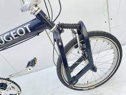 peugeot pacific 18 inch 8 speed folding bike used product dark blue color ebay folding bike dark blue color peugeot