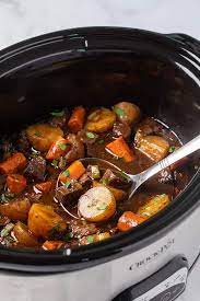 Slow Cooker Balsamic Beef Stew The Blond Cook Recipe Crockpot Recipes Beef Stew Slow Cooker Recipes Beef Stew