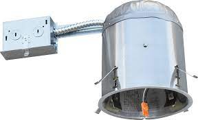Insulation contact (ic) rated recessed light is one, which can be used in a ceiling that is insulated without running the risk of overheating. Elco El570rica 5 Airtight Ic Remodel Housing Led Recessed Lighting Fixture Elc El570rica