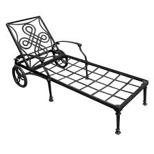 Vienna Cast Aluminum Chaise Lounge Chair Metal Lounge Chairs Lounge Chair Outdoor Chaise Lounge Chair