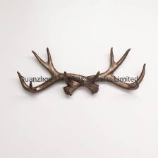 Easy to hang wall cross: China Resin Faux Deer Antlers Rose Gold Wall Mount Antler Jewelry Holder Faux Taxidermied Rustic Home Decor Antler Wall Hook China Deer Antler And Head Bust Price