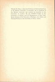 The Juridical Status of Jerusalem