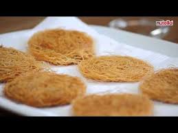 Nutella Konafa English Youtube Arabic Sweets Recipes Arabic Sweets Nutella