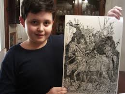 Be Prepared To Have Your Mind Blown By This 11 Year Old Prodigy S Detailed Drawings Child Prodigy Drawings Nature Illustration