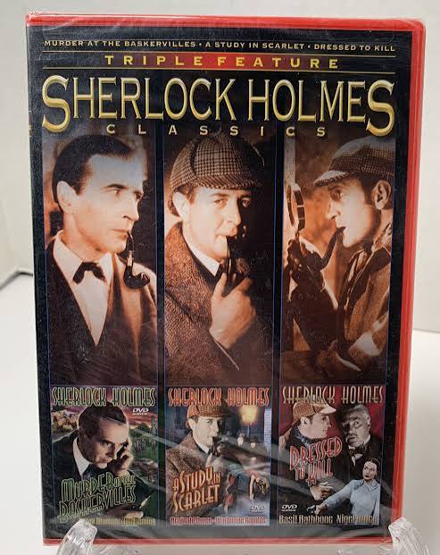 Sherlock Holmes Classics Triple Feature: Murder at the Baskervilles/A  Study... 89218700599| eBay