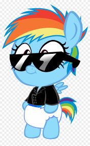 Equestria (/ ɛ ˈ k w ɛ s t r i ə /) is a fictional nation used as the primary setting for the films, comics, video games, and animated television series my little pony: Little Punk Rainbow Dash Mlp Baby Rainbow Dash Deviantart Free Transparent Png Clipart Images Download