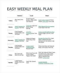 9 Diet Chart Free Sample Example Format Download