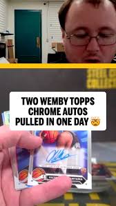 ANOTHER ONE! We pulled TWO Victor Wembanyama Rookie Autographs from Topps  Chrome Basketball in ONE DAY 🤯, Congrats to both customers who bought into  the breaks!