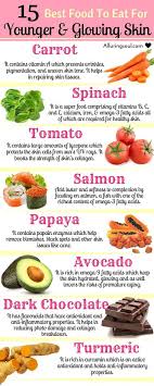 15 Best Foods For Younger And Glowing Skin Food For