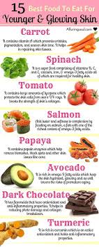 15 best foods for younger and glowing skin food for