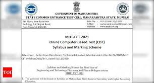 The mht cet 2021 notification will be released for admission to pharmacy and engineering courses in the state of maharashtra in 1st week of january 2021. Mht Cet Exam Pattern Syllabus Mht Cet Paper Pattern Test Pattern Mht Cet Syllabus Section Wise