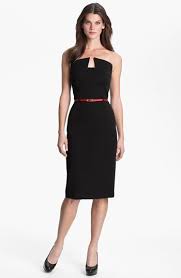 Black Halo Lena Notch Neck Belted Sheath Dress Nordstrom Lil Black Dress Dresses Womens Cocktail Dresses