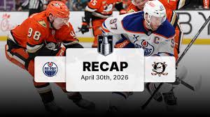 Ducks win Game 6, eliminate Oilers in Western 1st Round