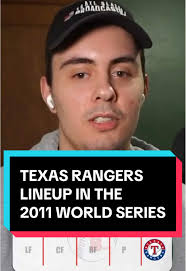 Mlb World Series 2011 Starting Lineup