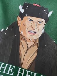 Harry & Marv Christmas Sweater Why the Hell Are You Dress Like A Chicken  Xmas Santa Claus 90s Pack Jumper Festive St. Nick Top Sweatshirt