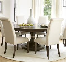 California Rustic Oak 7 Piece Round Dining Room Set Round Dining Room Sets Dining Room Small Round Dining Table Sets